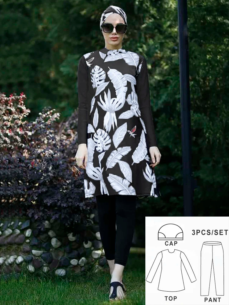 Fattouma Floral Modest Burkini