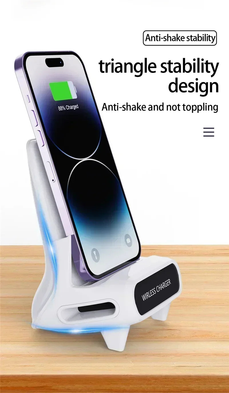 VIKEFON  Phone Holder Wireless Charger