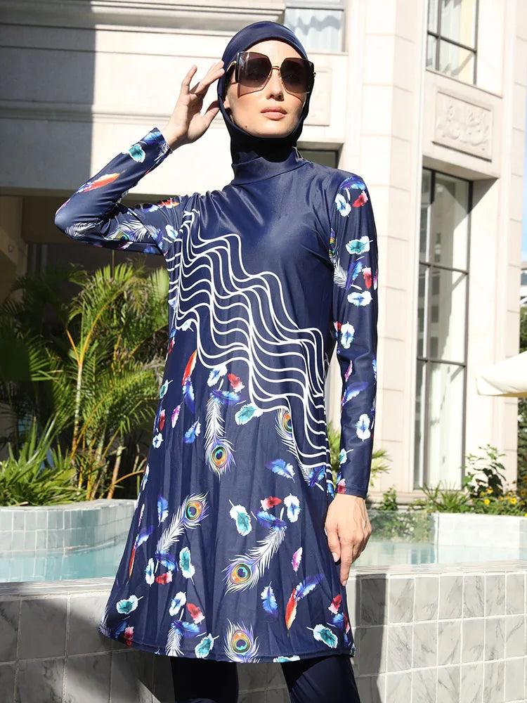 Jazal 3/4PCS Muslim Burkini