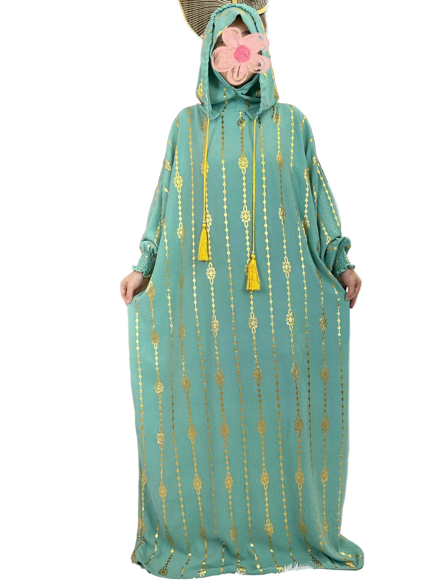 Hijra Muslim Two-Hat Abaya
