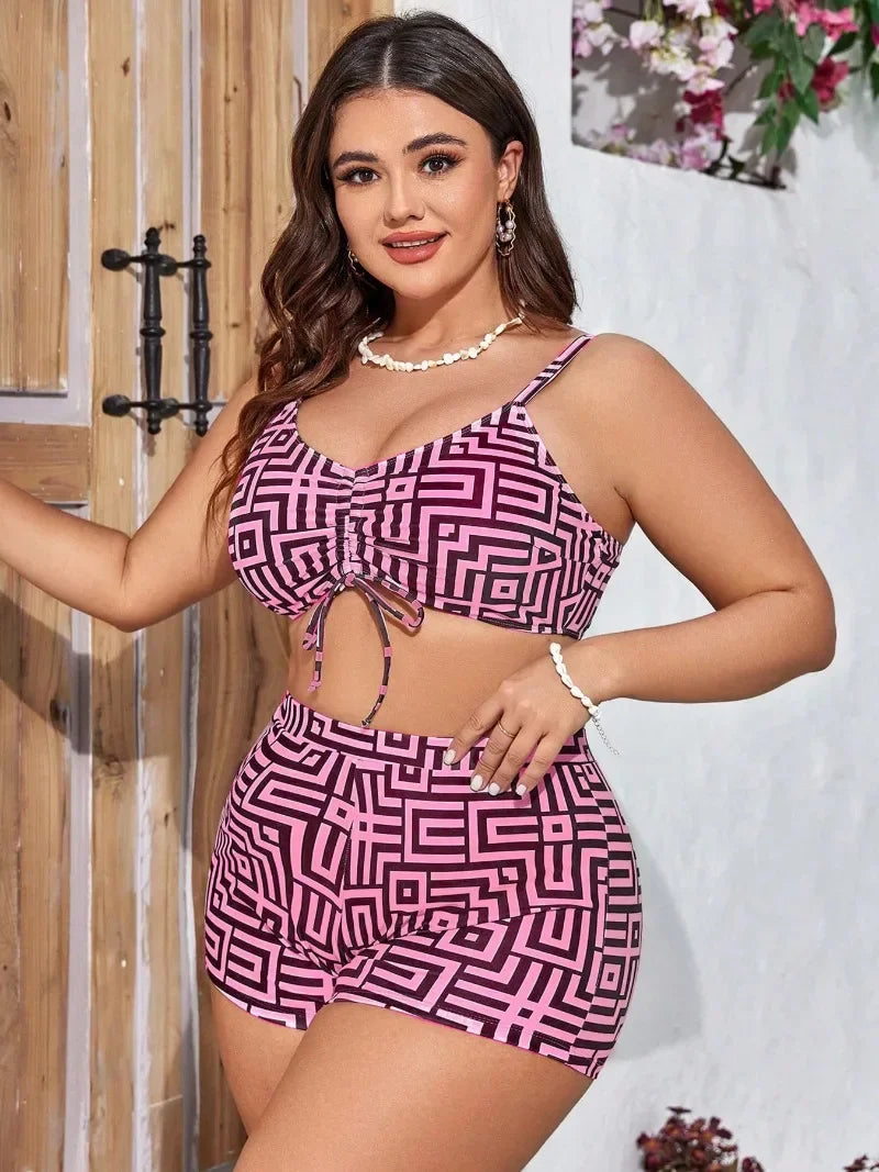 Skylar3 Tankini Plus Size Swimwear