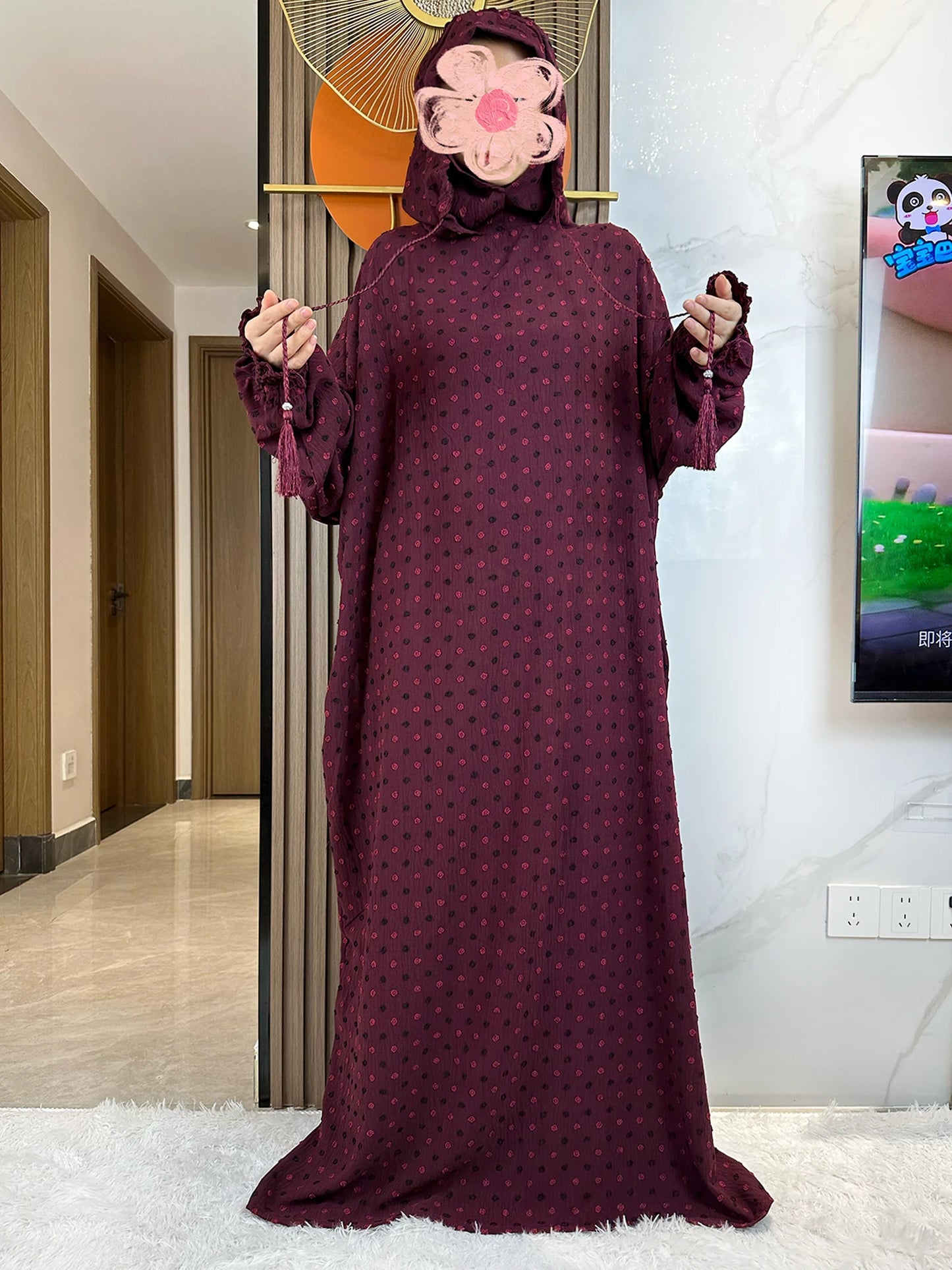 Latest Ramadan Soft Cotton Prayer Abaya