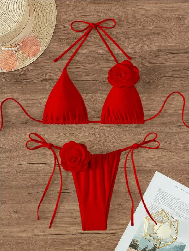 Rosa Sexy Bikini Set