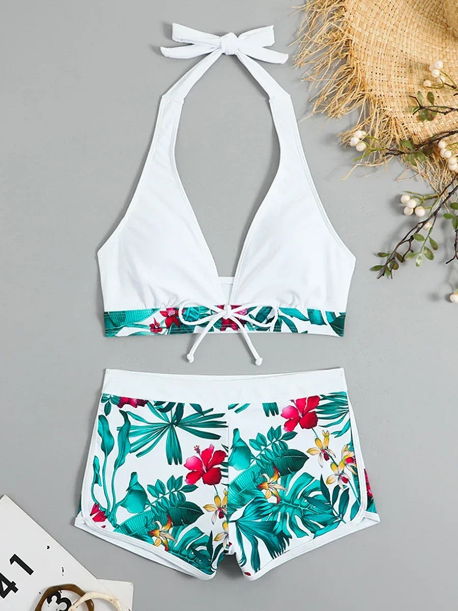 Raqroka Printed Swimsuit
