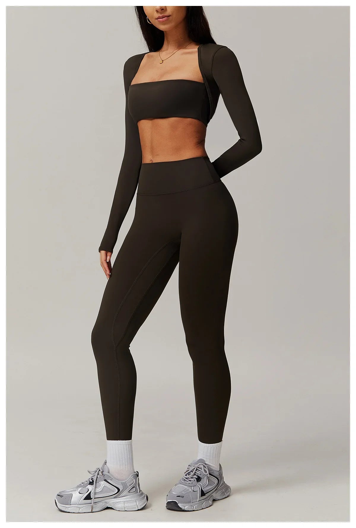 Reema Long Sleeved Yoga  Camisole T-shirt