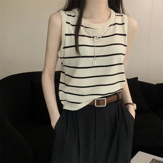 2025  Striped  Vest