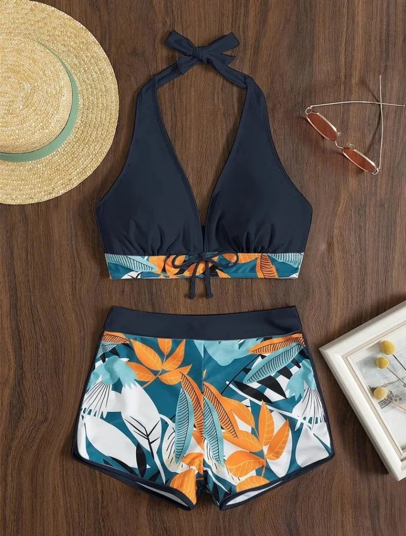 Raqroka Printed Swimsuit