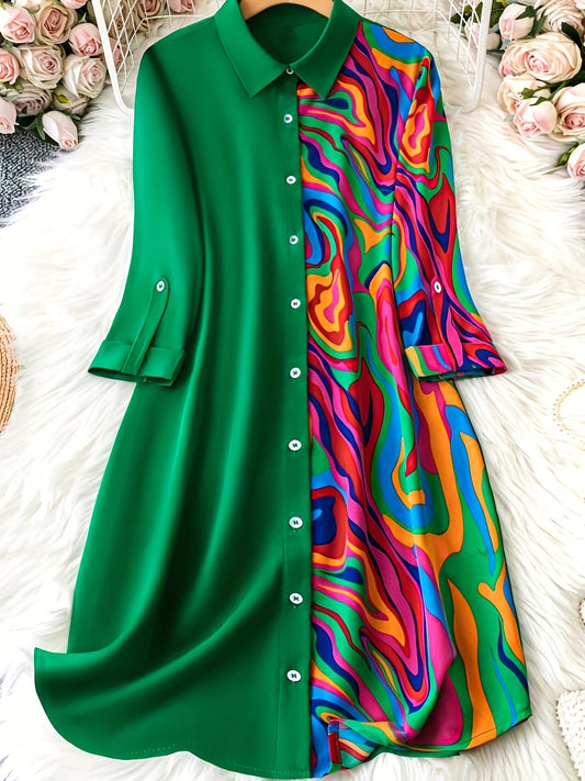 Polyxeni Elegant Shirt Dress