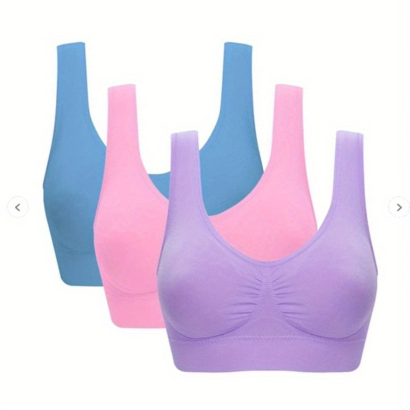 Lewiziana  3-Pack Sports Bras