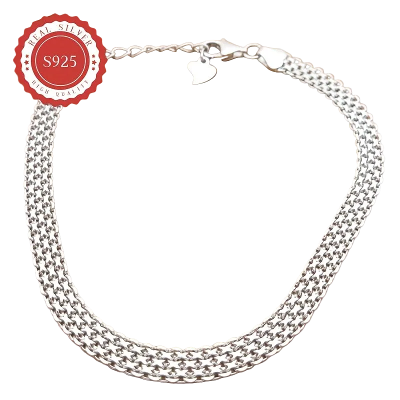 Barbara Silvery Chain Plated Bracelet
