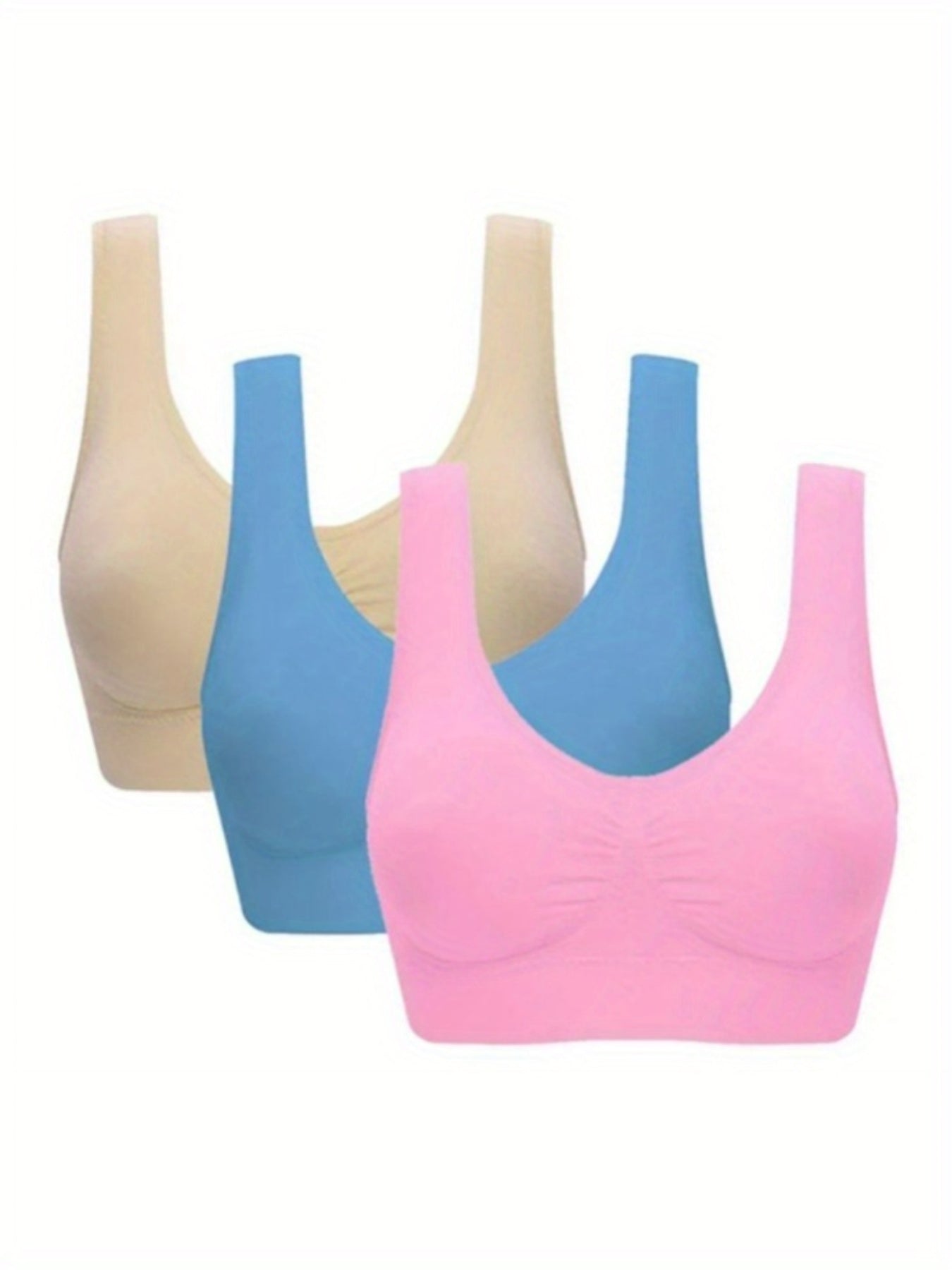 Lewiziana  3-Pack Sports Bras