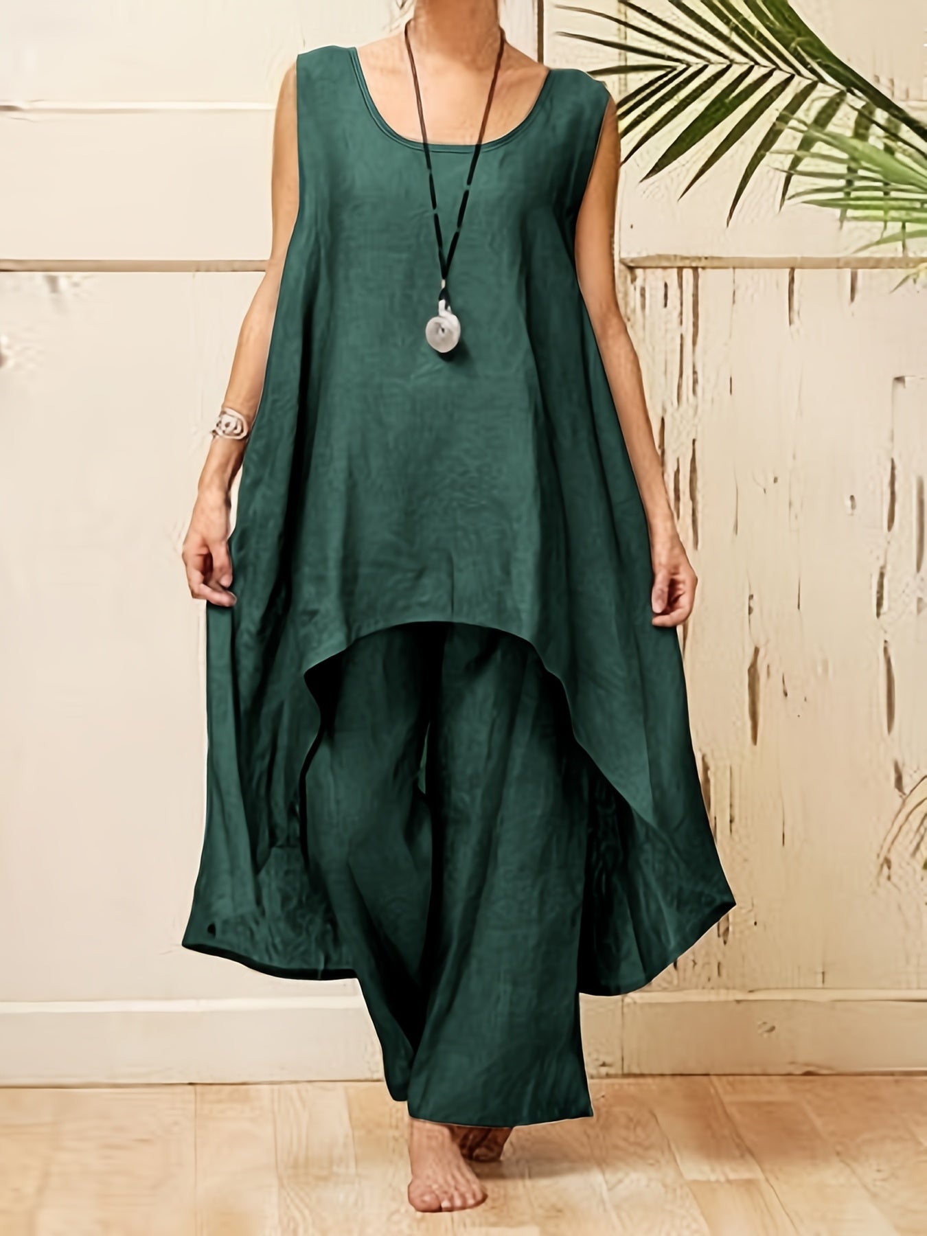 Danae Elegant Polyester Ensemble