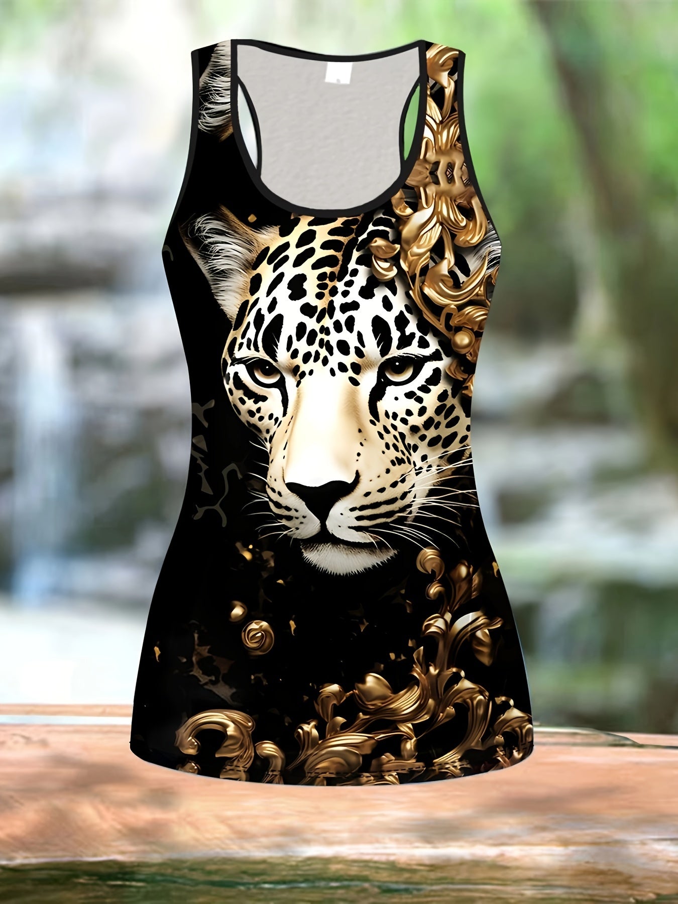 Rhodi6 Leopard Print Fitness Set