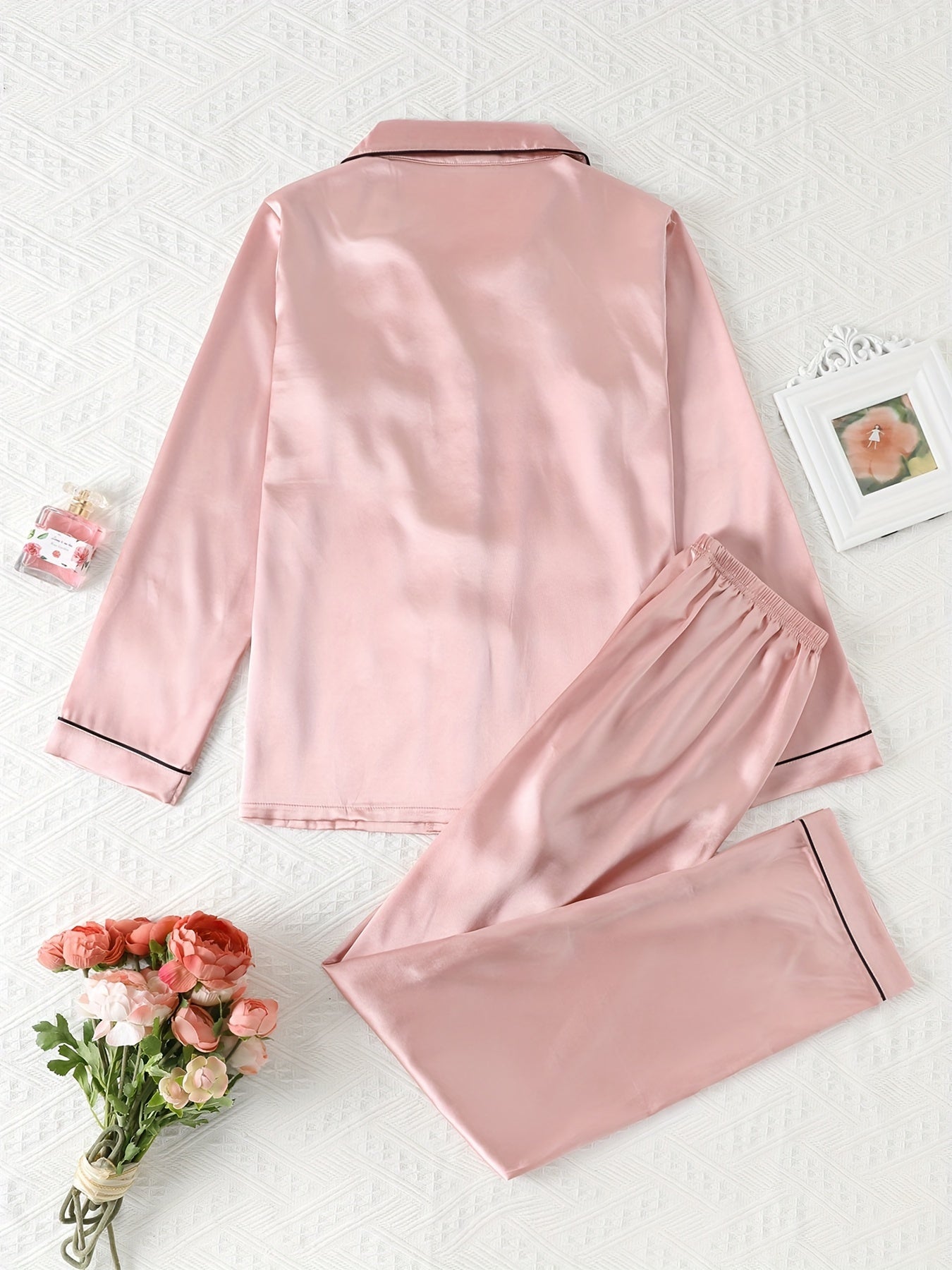 Honorine satin pajama set