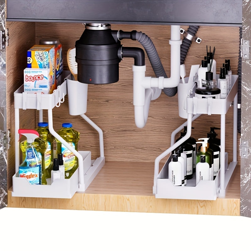 2-Tier Pull-Out Storage Organizer