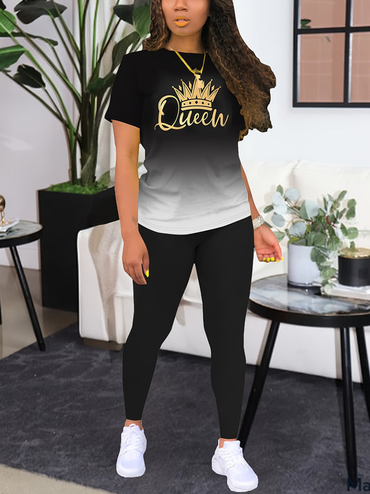 Queen Crown, Gradient Activewear