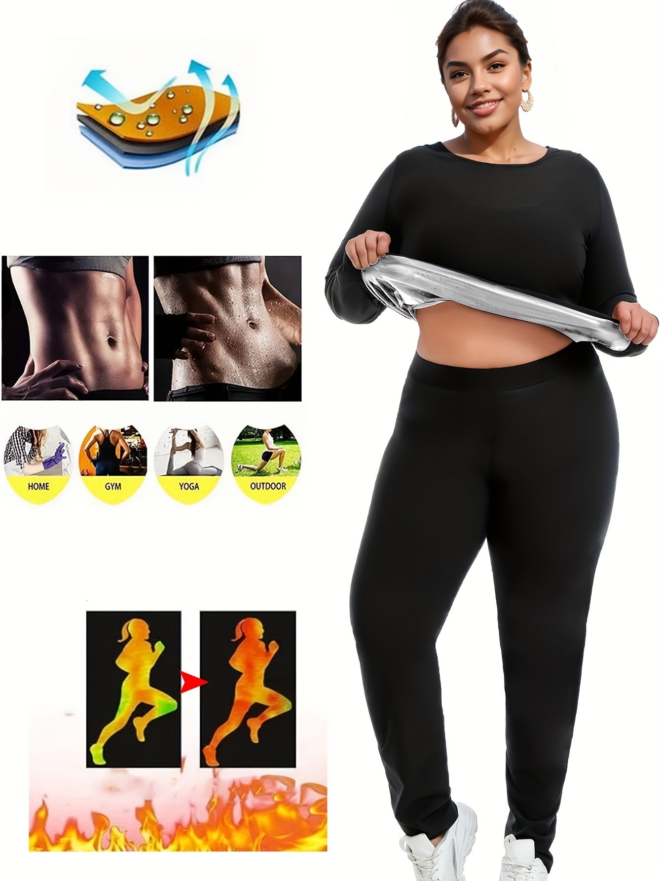 Roxani Sauna Yoga Set