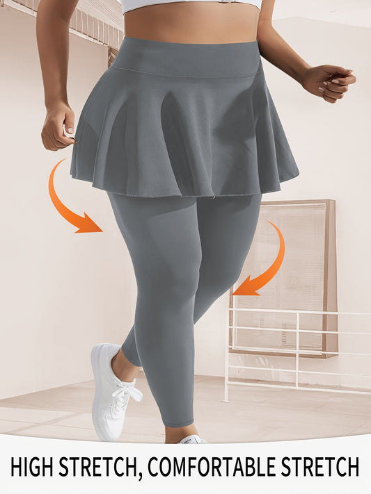 Thalia2 Skirted Running Yoga Leggings
