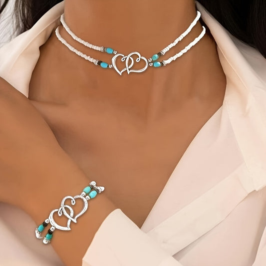 Genesis Necklace and Bracelet Set,