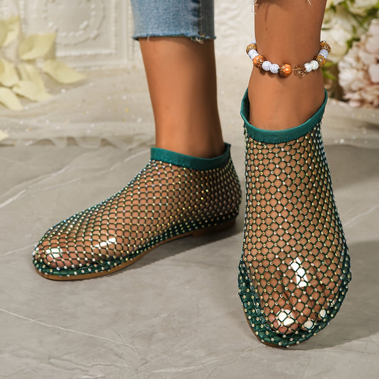 Devon Mesh Flat Sandals