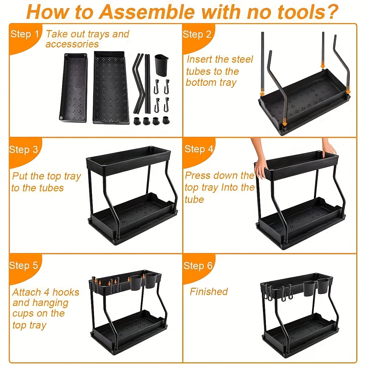 2-Tier Pull-Out Storage Organizer