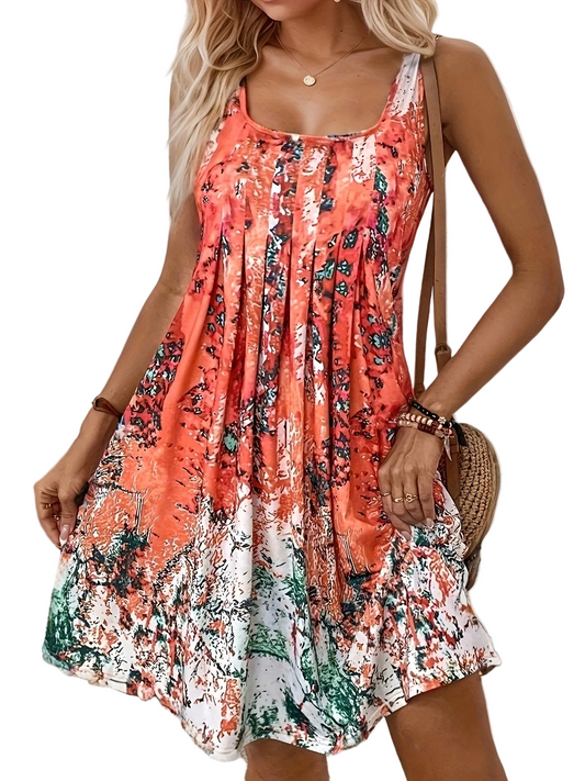 Aubrey Floral Print Dress